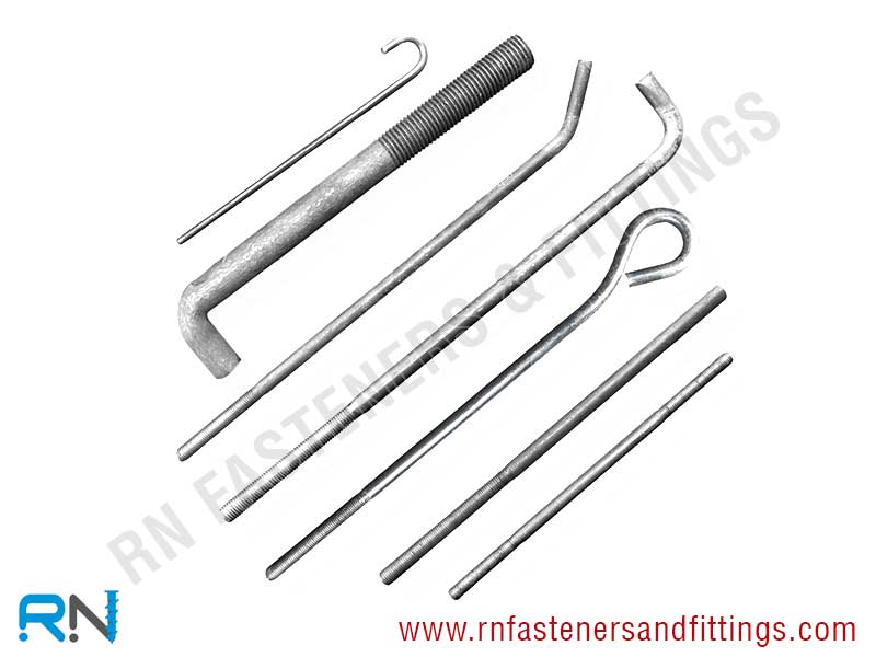 Straight Type Anchor Foundation Bolt ASTM F1554 Straight Type Anchor Foundation Bolt ASTM F1554