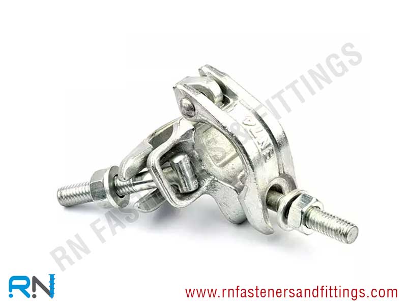 EN 74-1 British Double Coupler, 48 x 48 mm - HDG, BZP EN 74-1 British Double Coupler, 48 x 48 mm - HDG, BZP