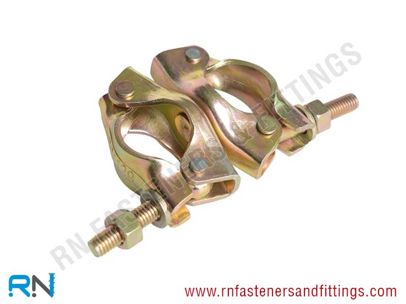 Pressed Swivel Coupler, 48 x 48 mm - HDG, BZP Pressed Swivel Coupler, 48 x 48 mm - HDG, BZP