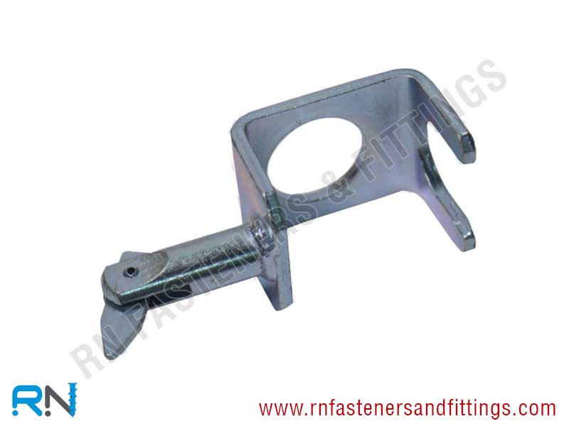 EN 74 German Half Coupler, 48 mm with Brace Pin - HDG, BZP EN 74 German Half Coupler, 48 mm with Brace Pin - HDG, BZP