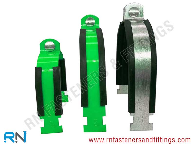 Pipe Strut straps with Rubber Lining Pipe Strut straps with Rubber Lining